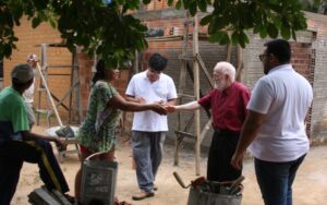 Equipe do instituto IBRAMAR  visitando proprietários rurais