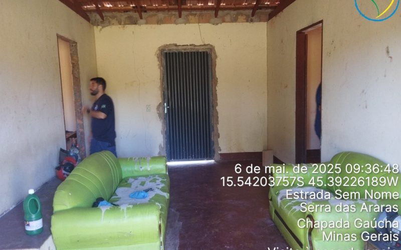 Visita à casa de apoio 
Projeto Veredas do Acari