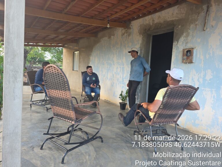Mobilização individual
Projeto Caatinga Sustentare