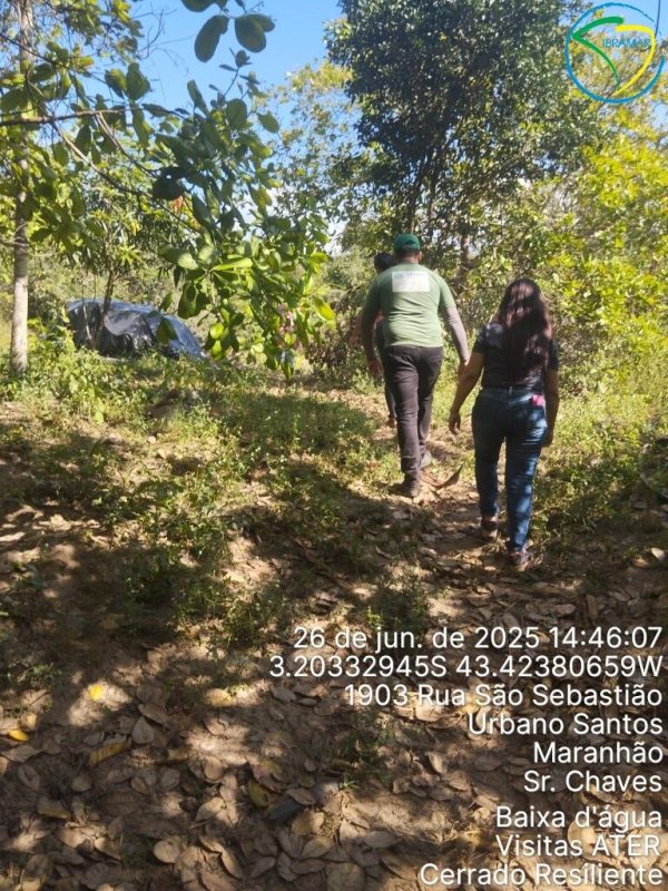 Sr. Chaves
Baixa d'água 
Visitas ATER
Cerrado Resiliente